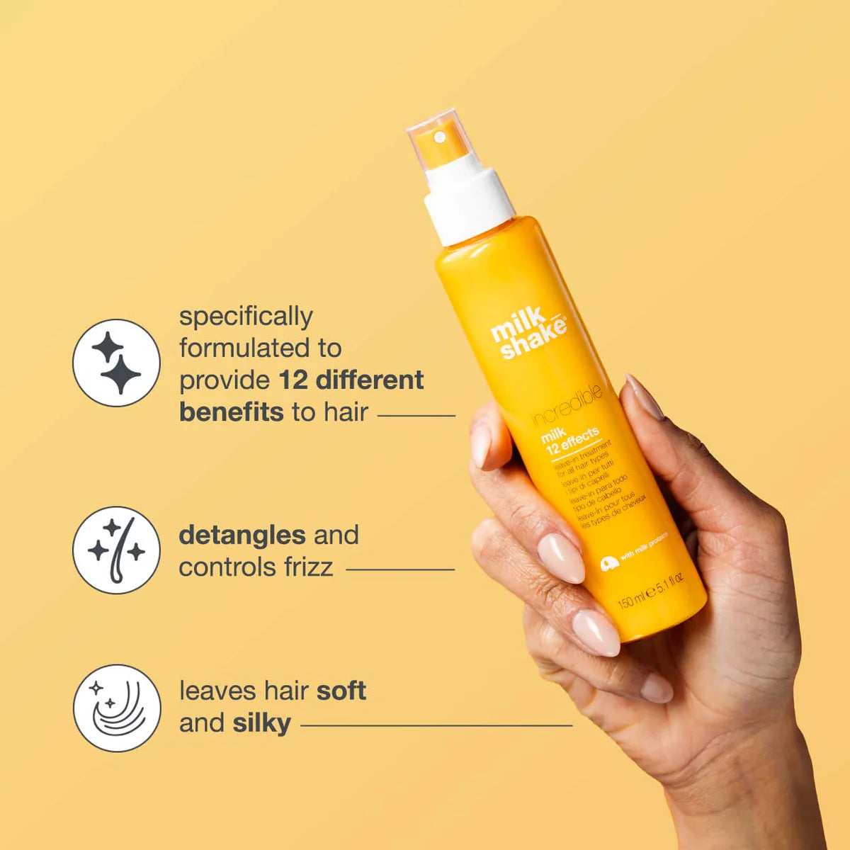 incredible milk leave in spray with 12 benefits 150 ml