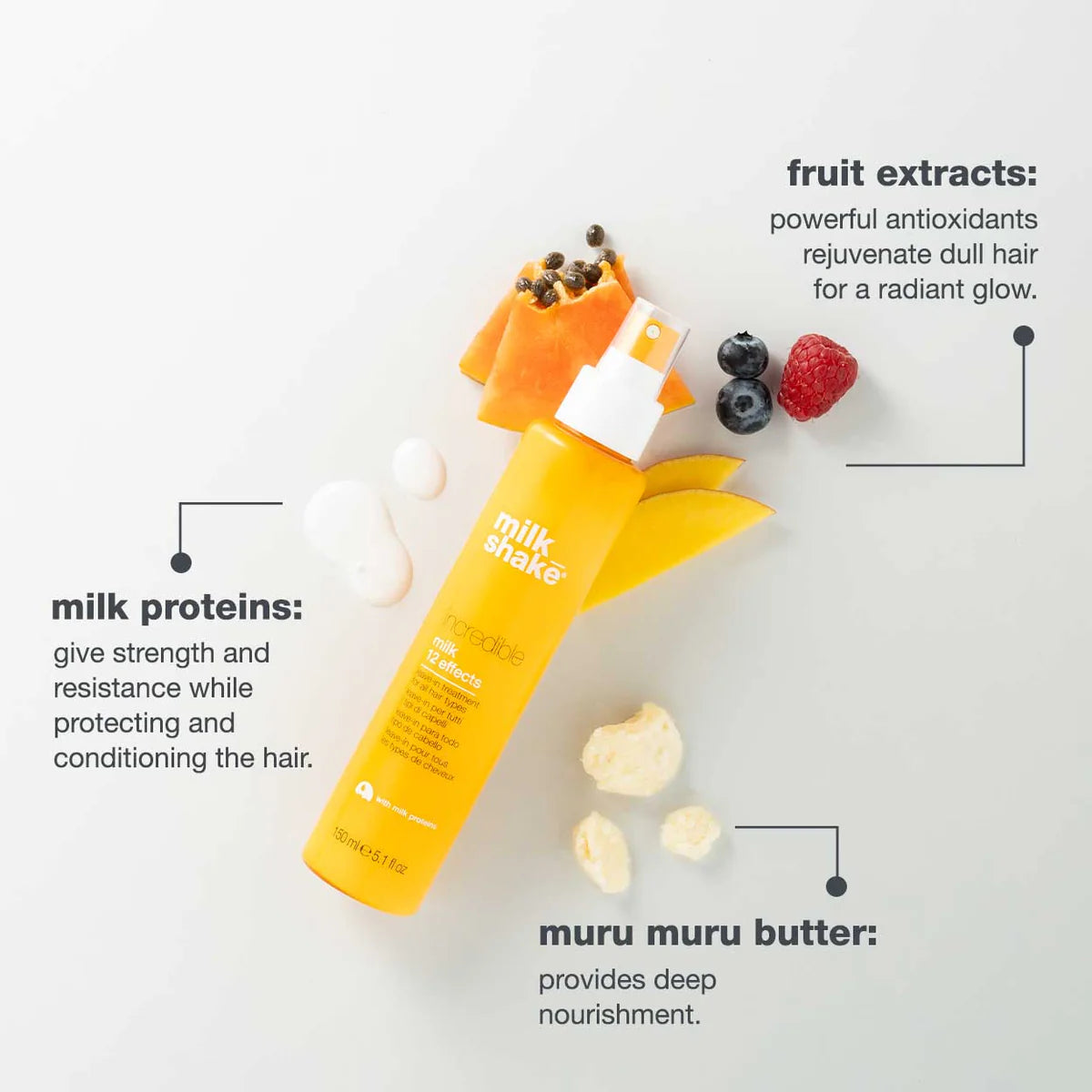 incredible milk leave in spray with 12 benefits 150 ml